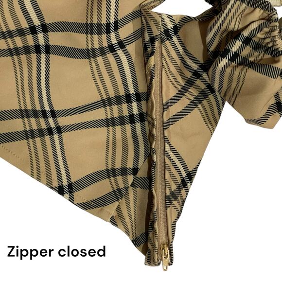 I.AM.GIA Carmel Top - Tan Check - XL - Picture 7 of 14